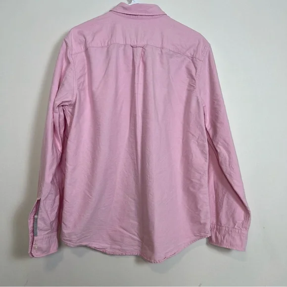 American Eagle Outfitters Pink Button-Down Shirt Size Large - Picture 2 of 10